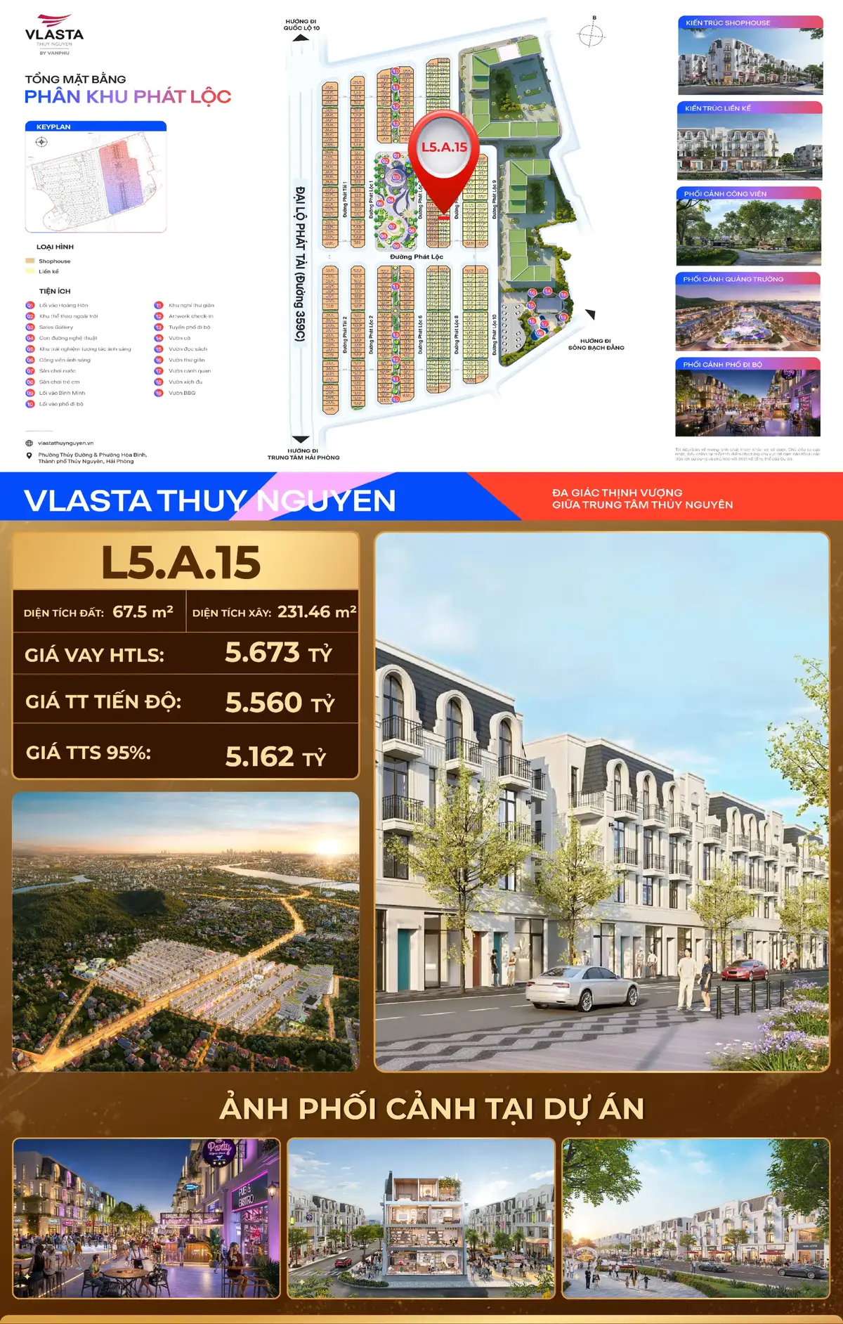 🌟 SIÊU PHẨM PHÂN KHU PHÁT LỘC – VLASTA THỦY NGUYÊN 🌟 🏡 Vị trí trung tâm – Sinh lời bền vững – Tiềm năng tăng giá mạnh mẽ! 🔹 Lô L5.A15 🔹 Lô L5.A17 ✨ Nằm tại trung tâm khu đô thị Vlasta Thủy Nguyên, trục đường lớn, kết nối thuận tiện, ngay cạnh công viên, trường học, phố đi bộ sầm uất. ✨ Kiến trúc shophouse, liền kề hiện đại – phù hợp vừa ở vừa kinh doanh. ✨ Tiềm năng tăng giá vượt trội khi hạ tầng Thủy Nguyên ngày càng phát triển. 📞 Liên hệ em Bình ngay để xem chi tiết & chốt giá tốt nhất! 👉 0376.297.186 #vlastavanphu #vlasta #vlastahaiphong #vlastathuynguyen #bdsthuynguyen 
