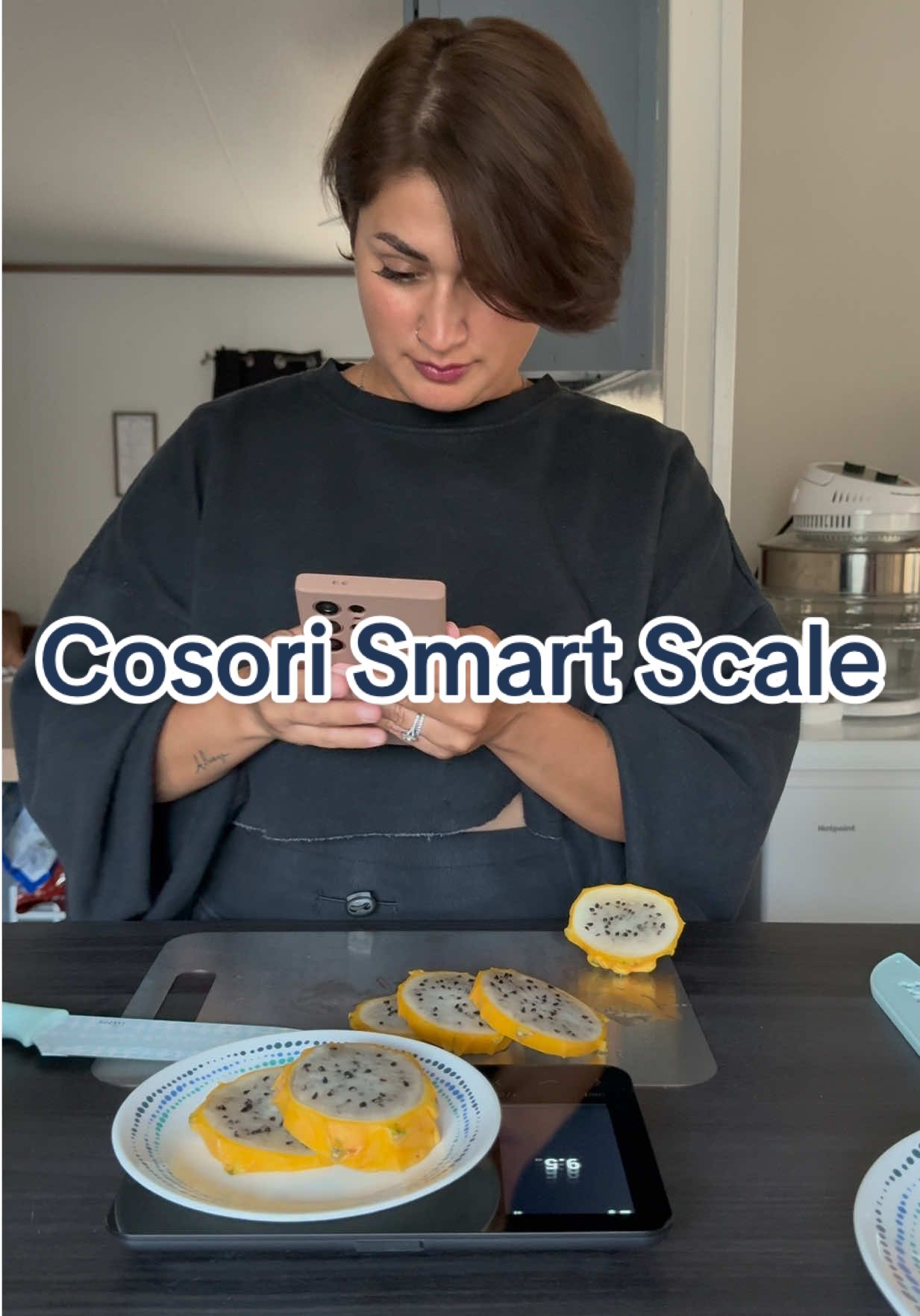 This scale is amazing! Cant wait to get back on track for a healthier lifestyle. #health #kitchen #cosori #nutrition @COSORI Kitchen 