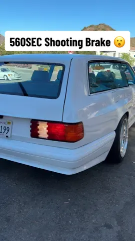 Simply wow! One of the cleanest, nicest built we've seen in a very long time, OEM+. This 560sec Shooting Brake is truly work of art, mad respect @CMS Motorsports . In a world of copy paste resto mods, this one just hits different... #CanyonSquad #560sec #560secshootingbrake #c126 #w126  