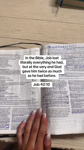 Love the book of Job. It really encourages me when I feel like life is just lifing. Despite the hardships- he never lost his faith in Jesus. #God #jesus #christian #womanofGod #fyp 