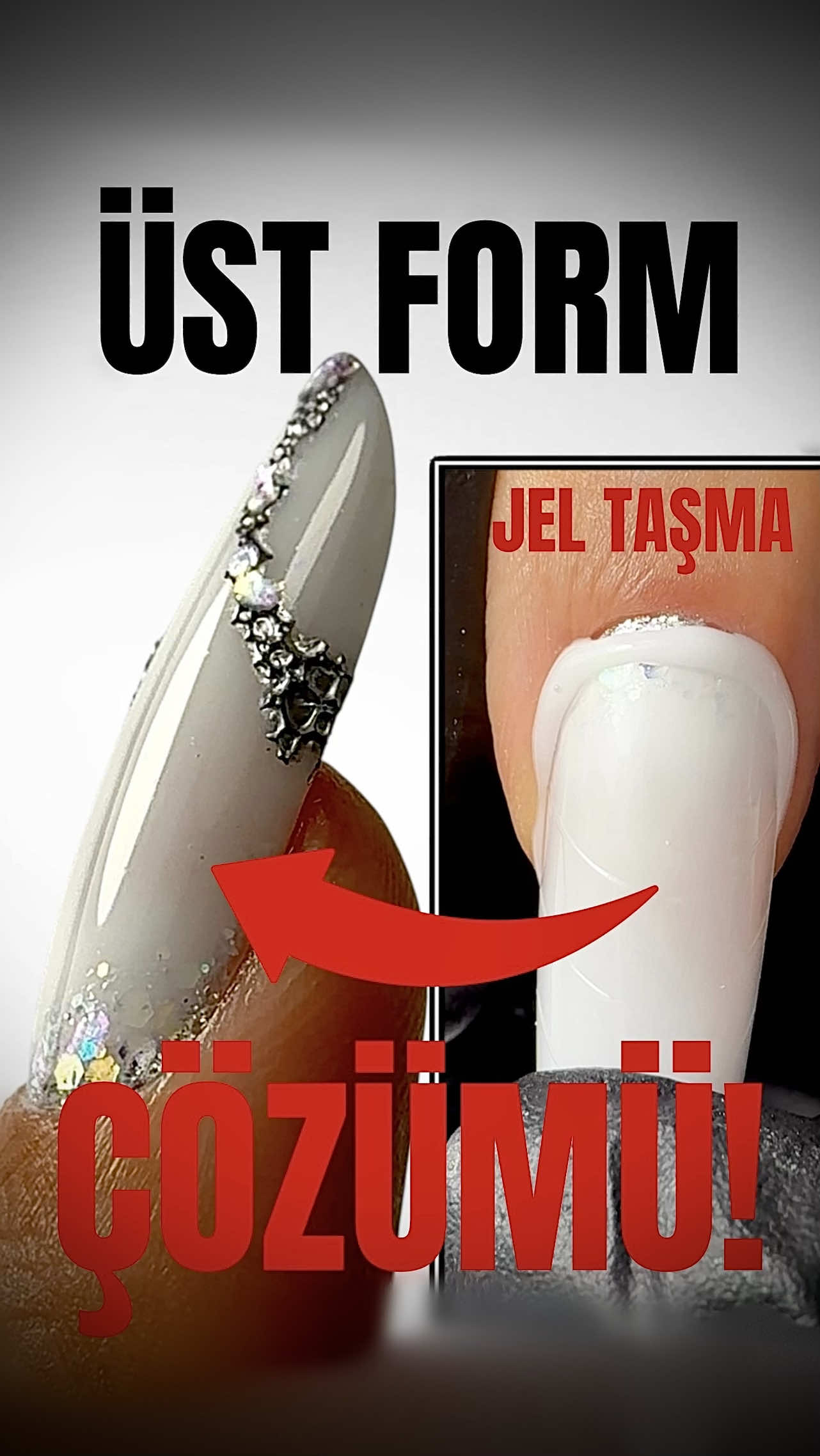✨ Üst Form Tekniğinde Jel Taşmalarının Sebepleri Üst form tekniğinde jel taşması, özellikle yeni başlayanların en sık karşılaştığı sorunlardan biridir. Bu noktada dikkat edilmesi gereken en önemli şey, taşmayı anında fark edip temizlemektir. Çünkü jel, UV/LED ışığı altında kürlendiğinde tam sertleşir. Sonrasında fazlalıkları temizlemek hem zaman alıcı olur hem de kütikül bölgesine zarar verme riski taşır. Bu nedenle üst form uygulamalarında: • İşlem sırasında jelin çevrelere yayılıp yayılmadığını mutlaka kontrol edin. • Taşma varsa kürlemeden önce temizleyin. • Kütikül ve çevre dokuları korumaya özen gösterin. Unutmayın, küçük gibi görünen bir detay bile tüm uygulamanın kalitesini belirler. ⸻ 📚 MBnail Uzaktan Eğitim Paketi • 33 saatlik profesyonel video eğitim • 75 detaylı ve uygulamalı ders • Ömür boyu sınırsız erişim • Başlangıçtan ileri seviyeye uygun • Eğitmen desteğiyle öğrenme imkanı 👩‍🎓 Kimler İçin Uygun? • Sıfırdan protez tırnağa başlamak isteyenler • Bilgisini geliştirmek isteyenler • Eksiklerini tamamlamak isteyenler • Sağlam tekniklerle çalışmak isteyenler 📲 Detaylı bilgi ve kayıt için: 🌐 mbnail.com 📞 0 538 408 43 23 📌 Daha fazla bilgi için profildeki “Öne Çıkanlar” kısmında (İZLE👆🏻) bölümüne göz atmayı unutmayın. Instagram: proteztirnak_meryem #proteztırnakeğitimi#onlinetırnakeğitimi#uzaktantırnakeğitimi#üstformproteztirnak#j