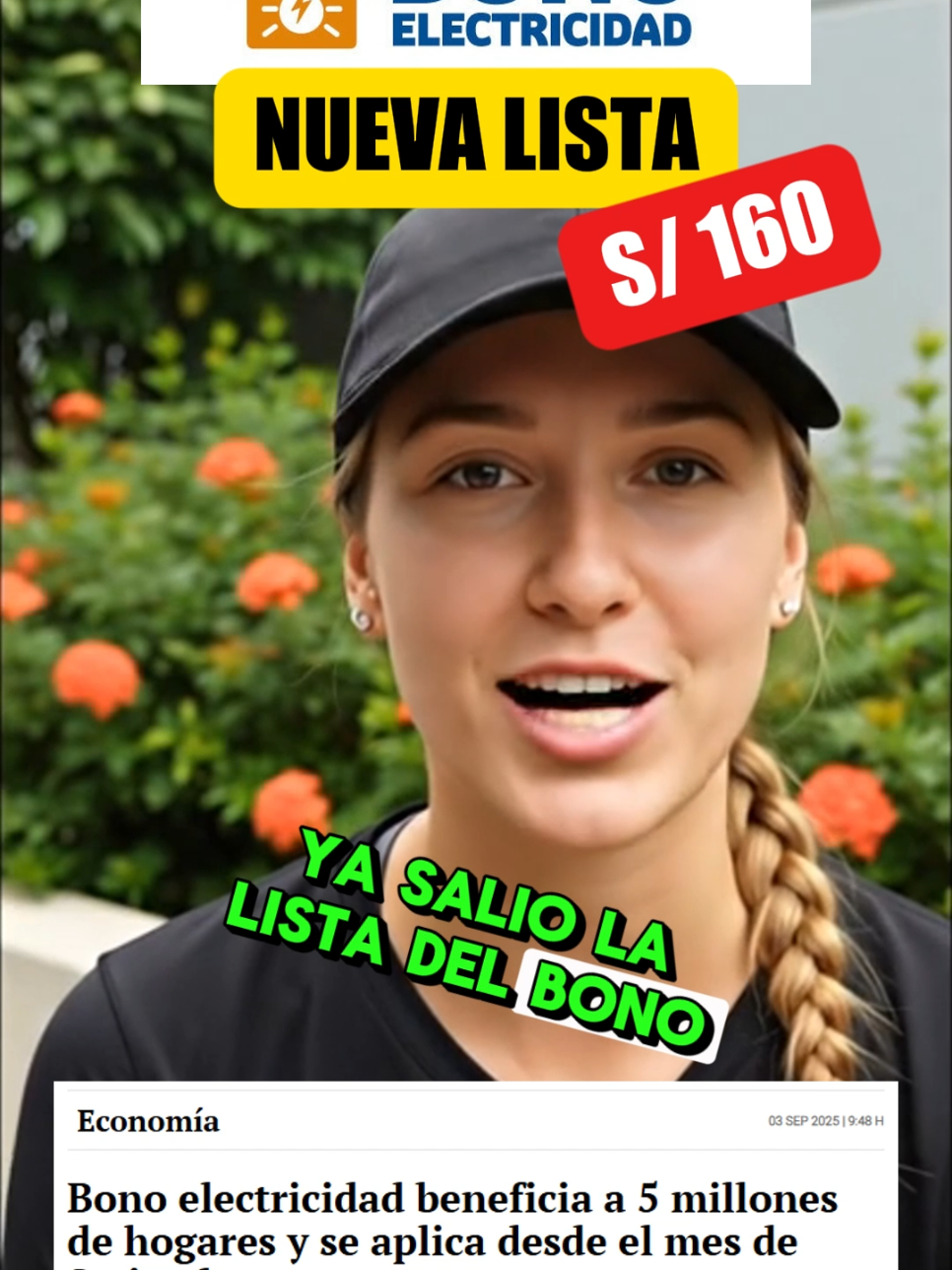 ⚡💡 ¡Atención! Ya salió la lista oficial del Bono Electricidad 2025 🔥 Son 160 soles para ayudarte a cubrir tu recibo de luz 🏠✨. Miles de familias ya lo están reclamando, revisa AHORA si te toca. 👉 Consulta en el enlace de mi perfil antes de que cierre la convocatoria. 🚀  #BonoElectricidad #Apoyos2025 #ReciboDeLuz #AyudaEconómica #BeneficiosDelEstado