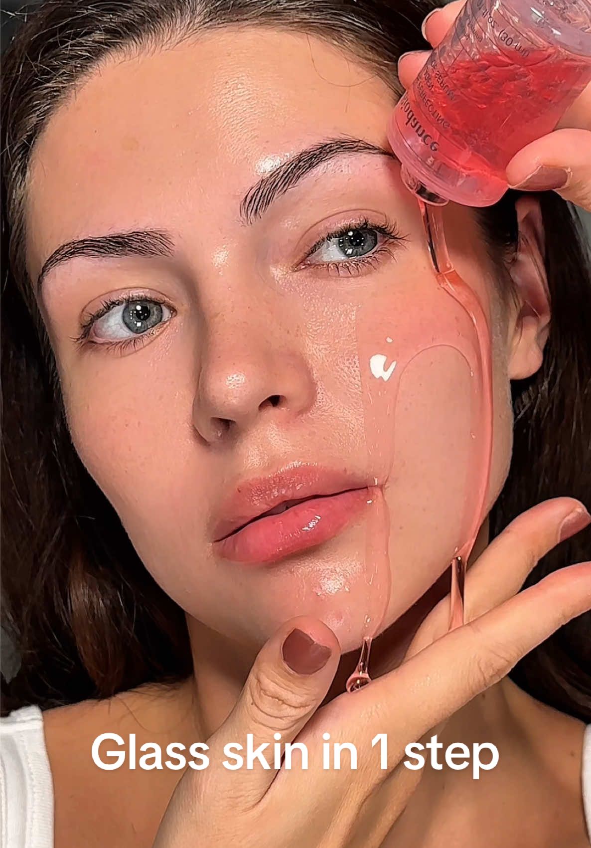 My favourite way to get glass skin and tighten my pores before any makeup application using @Biodance Store US Pore Perfecting Collagen Peptide Serum! Shop now with the link in my bio 🤍 ad #Biodance #CollagenSerum #glowyskin #skincare #koreanskincareroutine 