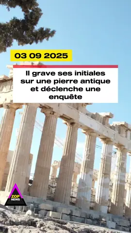 Il grave ses initiales sur une pierre antique et déclenche une enquête.