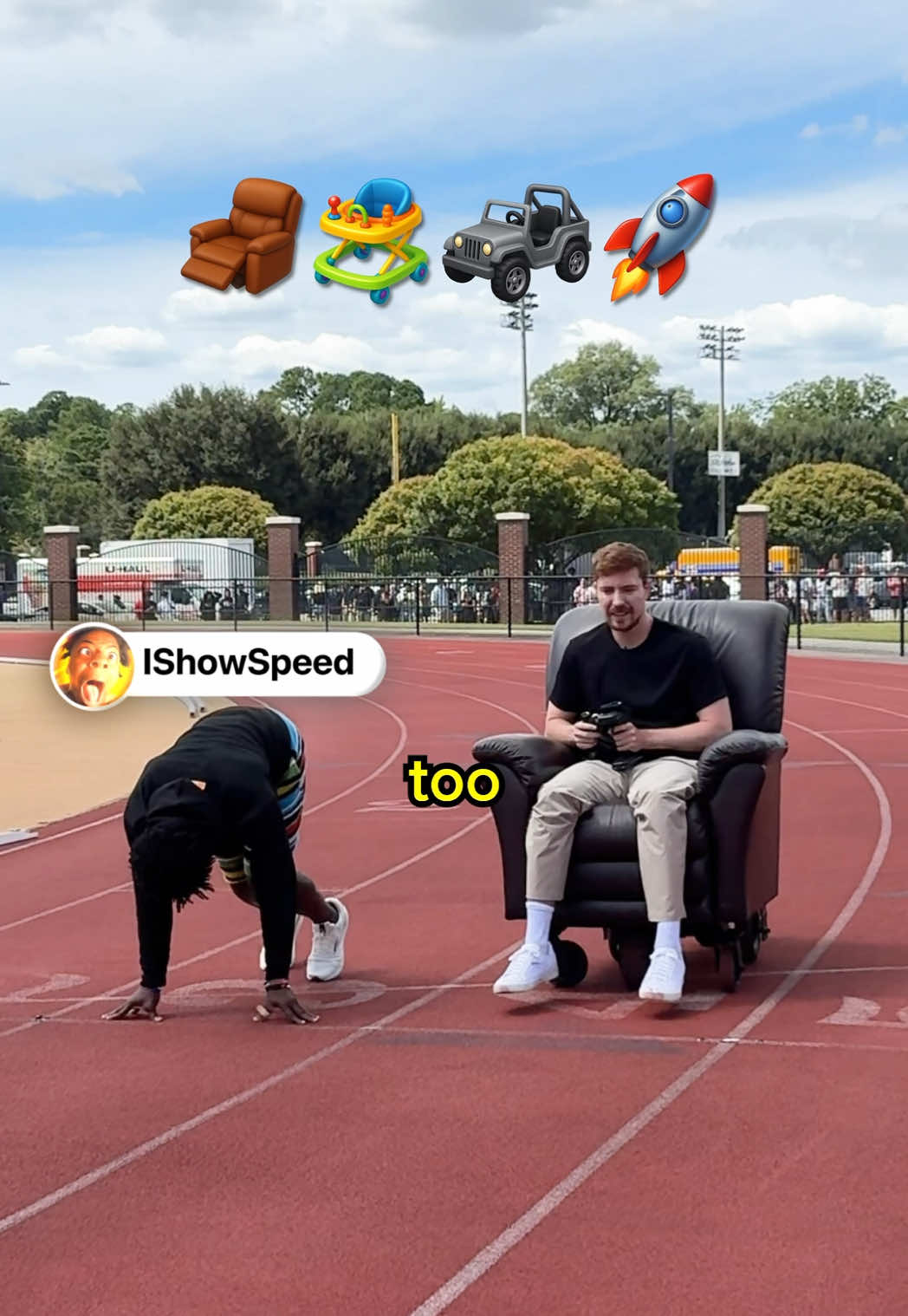 I raced @IShowSpeed