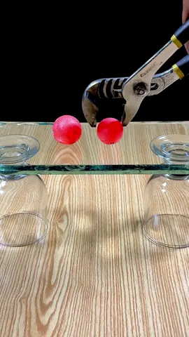 1000°C Red Hot Metal Ball VS Tempered Glass #rhcb #Oddlysatisfying #usa_tiktok🇺🇸 #uktiktok #asmr 
