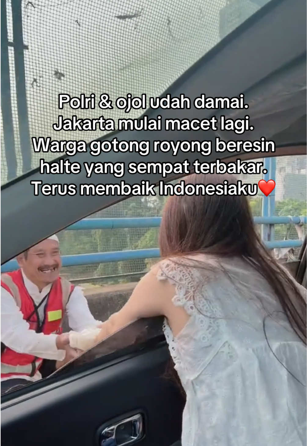 Terus membaik indonesiaku❤️😭 #fyp #ojol #berbagi #demo #polri 