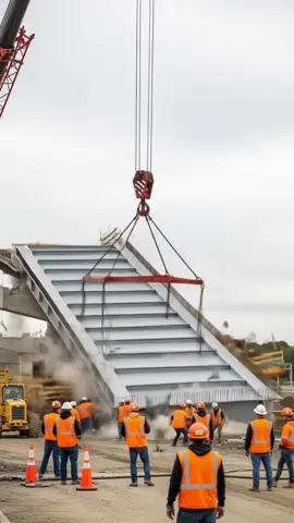 Steel Bridge Collapse - Massive Accident #constructionfails #bridgecollapse #fyp #viral #construction 