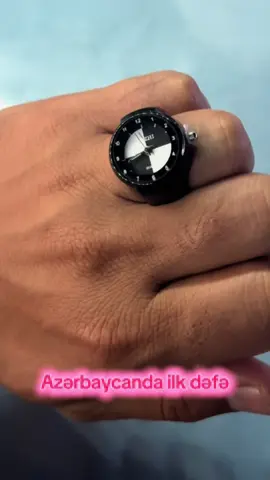 ✨ Azərbaycanda İlk Dəfə! ✨ Üzük və saat bir yerdə – həm şık, həm də funksional! 💍⌚ Sən də fərqli ol, zamana öz üslubunla meydan oxu! #uzuksaat #trend #azerbaijan #fyp #moda