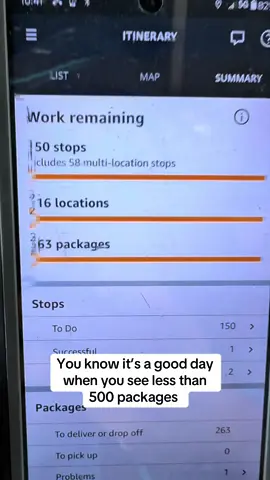 When you got use to seeing 500+ packages with 210+ stops #entertainment #amazon #comedia #pov #fyp #viral #deliverydriver 