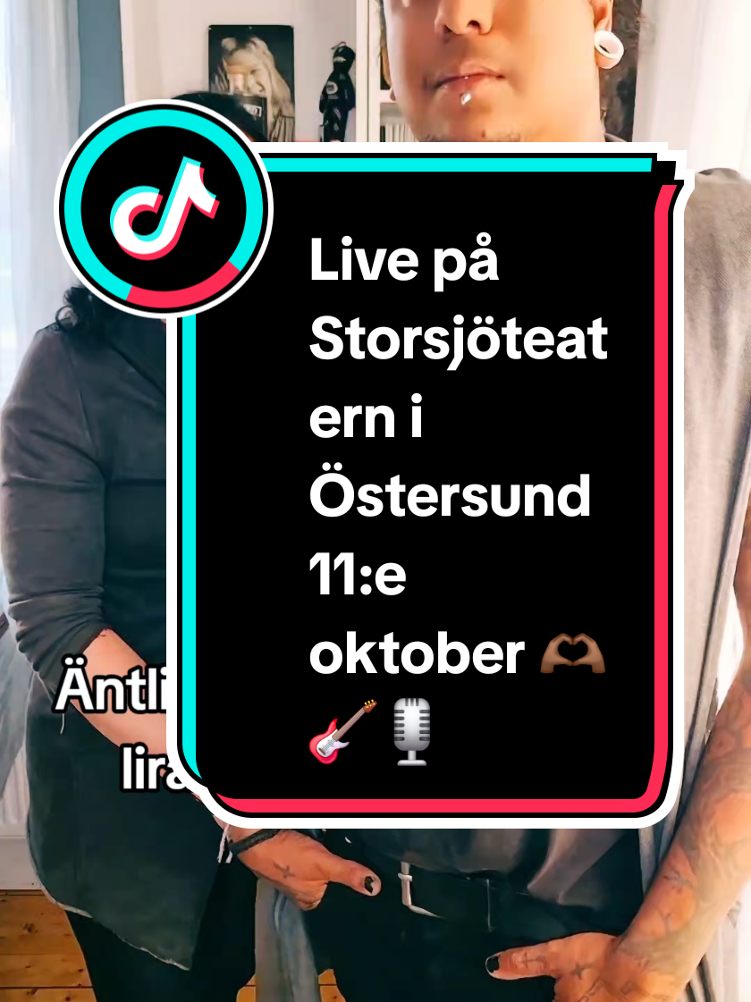 Vi ses på Storsjöteatern den 11:e oktober 🎙🎸🫶🏾 #kraft #2soulsin1 #psykiskohälsa #musik #livemusik