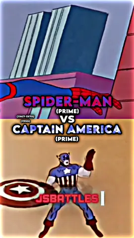 Spider-Man (1967) vs Captain America (1966) #spiderman #captainamerica #edits #fyp #jsbattles        