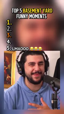 Top 5 Basement Yard funny moments 😭😭😭@The Basement Yard #basementyard #basementyardpod #basementyardpodcast #podcasting #funnytiktok 