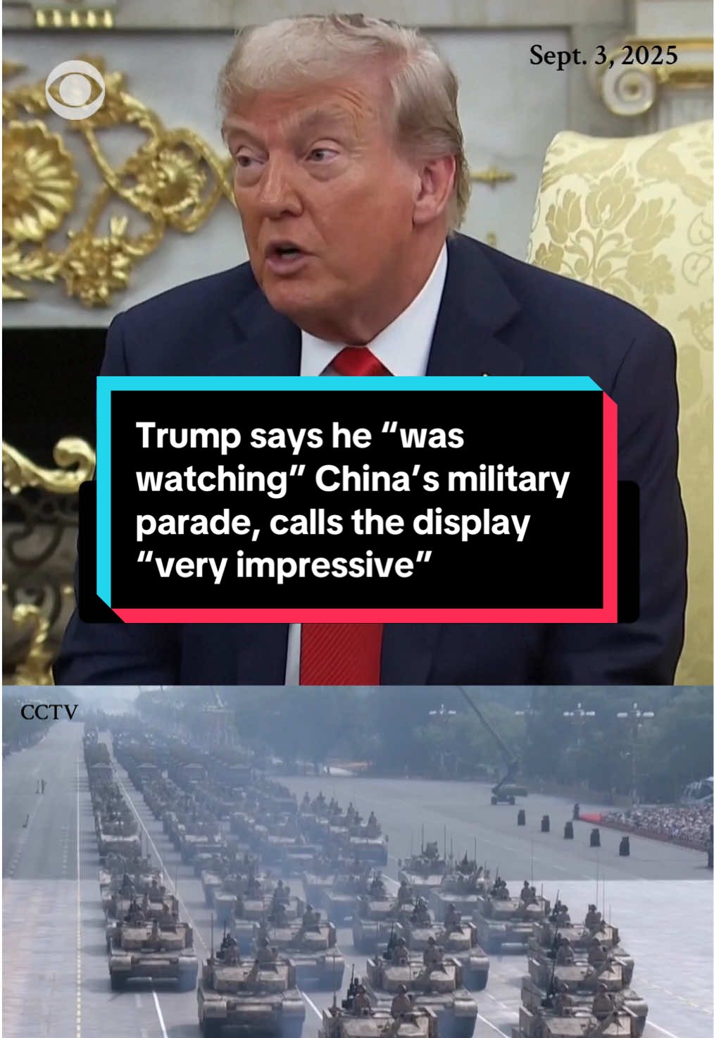 President Trump said he watched China’s military parade, which marked the 80th anniversary of Japan's surrender in World War II, calling the display “beautiful” and “very, very impressive.” “I understood the reason they were doing it. And they were hoping I was watching. And I was watching,” Trump said in the Oval Office on Wednesday, adding that he thought the U.S. “should have been mentioned” during Chinese President Xi Jinping’s remarks. Trump’s comments come after he posted on Truth Social accusing China of conspiring with Russia’s Vladimir Putin and North Korea’s Kim Jong Un against the U.S as the three leaders attended the military parade. #china #russia #trump #military #worldnews 