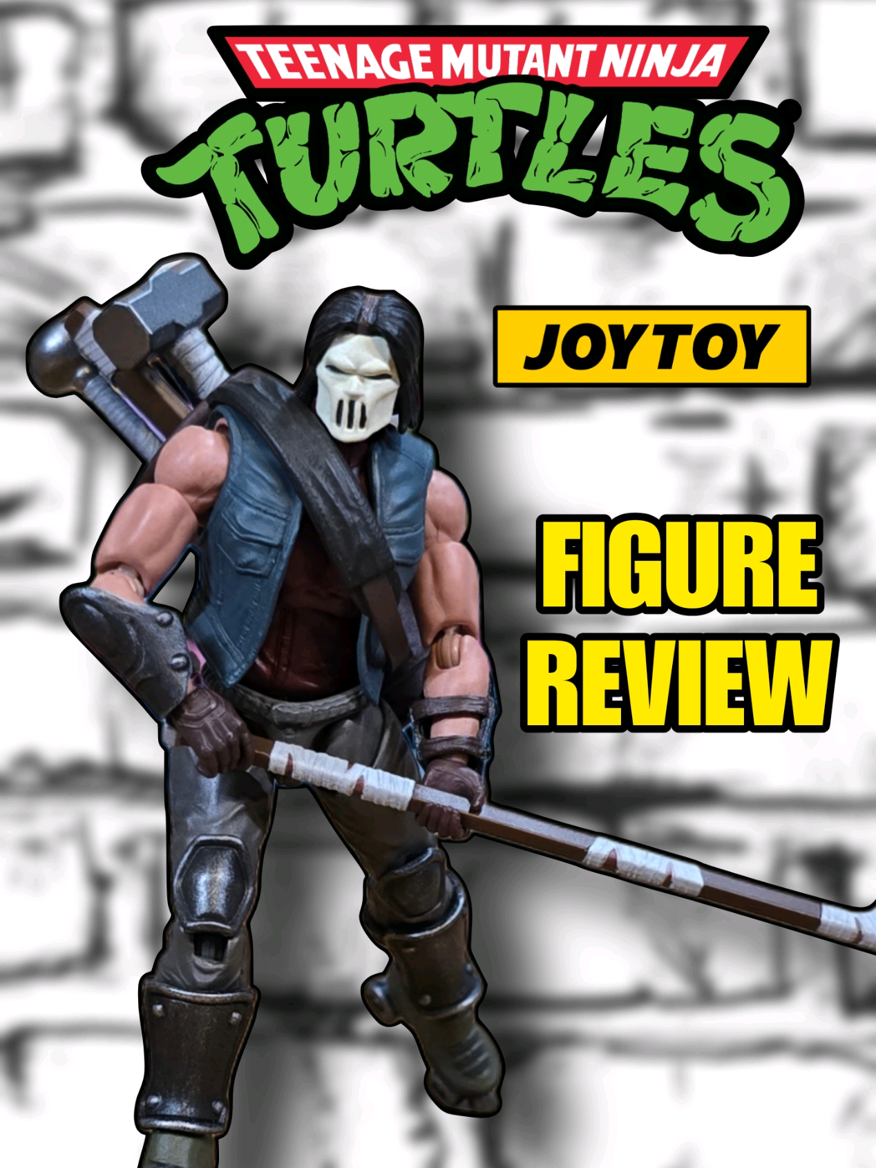 TMNT JoyToy Casey Jones figure!  Another great fig! #tmnt #joytoy #toys #actionfigures #collection 