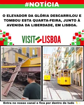 🚨 O Elevador da Glória descarrilou e tombou esta quarta-feira, junto à Avenida da Liberdade, em Lisboa. O histórico transporte, que liga a Baixa ao Bairro Alto, assustou moradores e turistas que passavam pelo local. 👉 Acompanhe mais novidades nos nossos stories! #Lisboa #ElevadordaGlória #NotíciaLisboa #portugal 