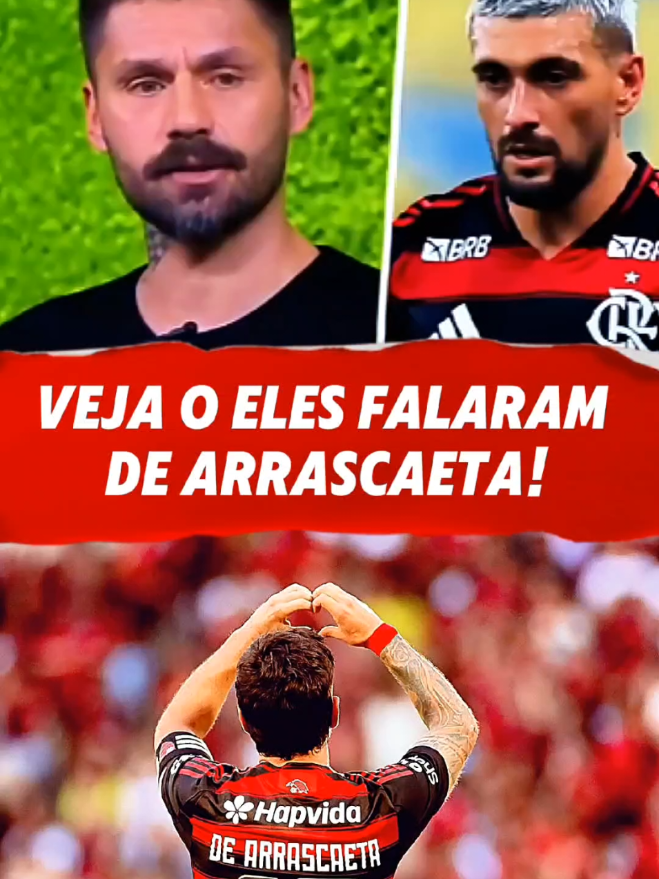 VEJA O QUE ELES FALARAM SOBRE ARRASCAETA! #flamengo #arrascaeta #crf #fla #mengao 