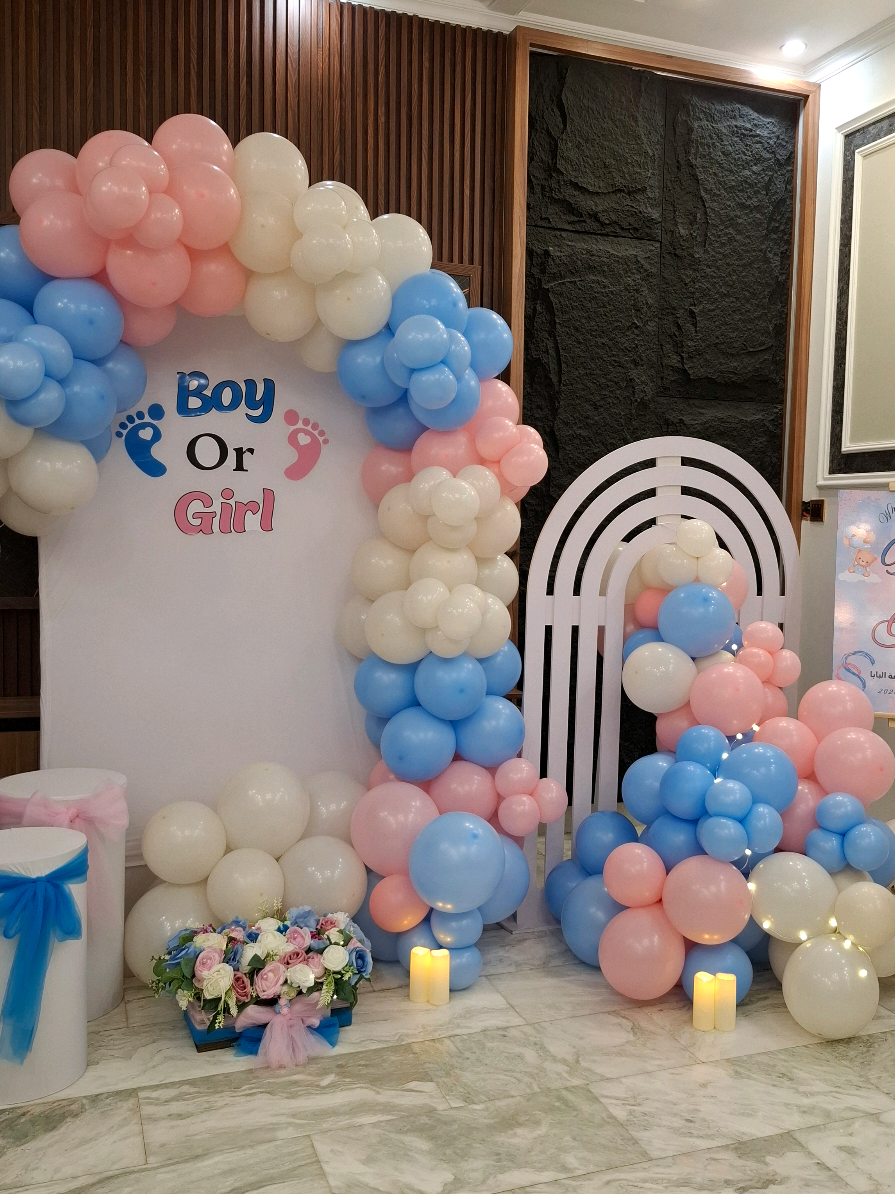 نازك للتزيين كوشة كشف جنس الجنين🎀💙 شو حيكون حبيب قلب الماما او دلوعة البابا🤭؟؟ افراحكم نازك تكملها ،، للحجز والأستفسار التواصل خاص🎀💙 #explore #اعيادميلاد🎈🎊🎁 #مشاهير_تيك_توك #بغداد #اكسبلور 