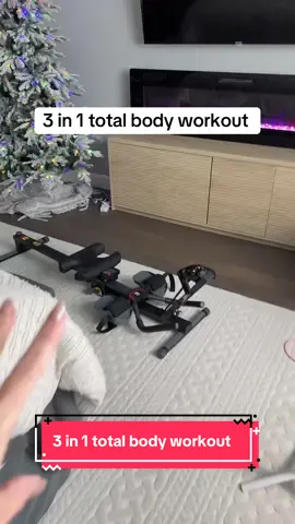 This 3-in-1 ab trainer is actually fun 🙌 Switch from rowing 🚣‍♀️ to ab workouts 💪 to resistance training in seconds! Compact, easy to store, and such a space saver 👏 #AbTrainer #Homegym #affordablefitness #easyworkout #rowingmachine 