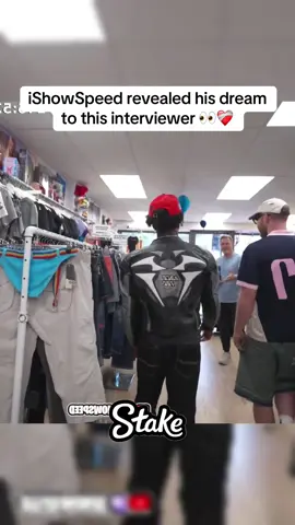 iShowSpeed revealed his dream to this interviewer 👀❤️‍🩹  #ishowspeed #fyp 