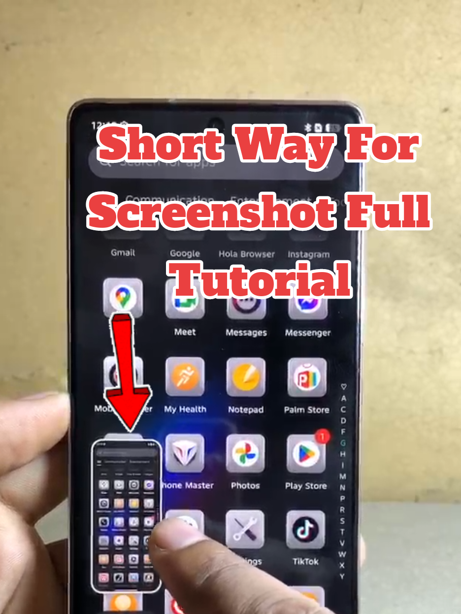 Use This Short Way For Easy Screenshot Capture ✅ #phonehacks #tutorial #androidtricks #smartphonetricks #inamullah_198 .