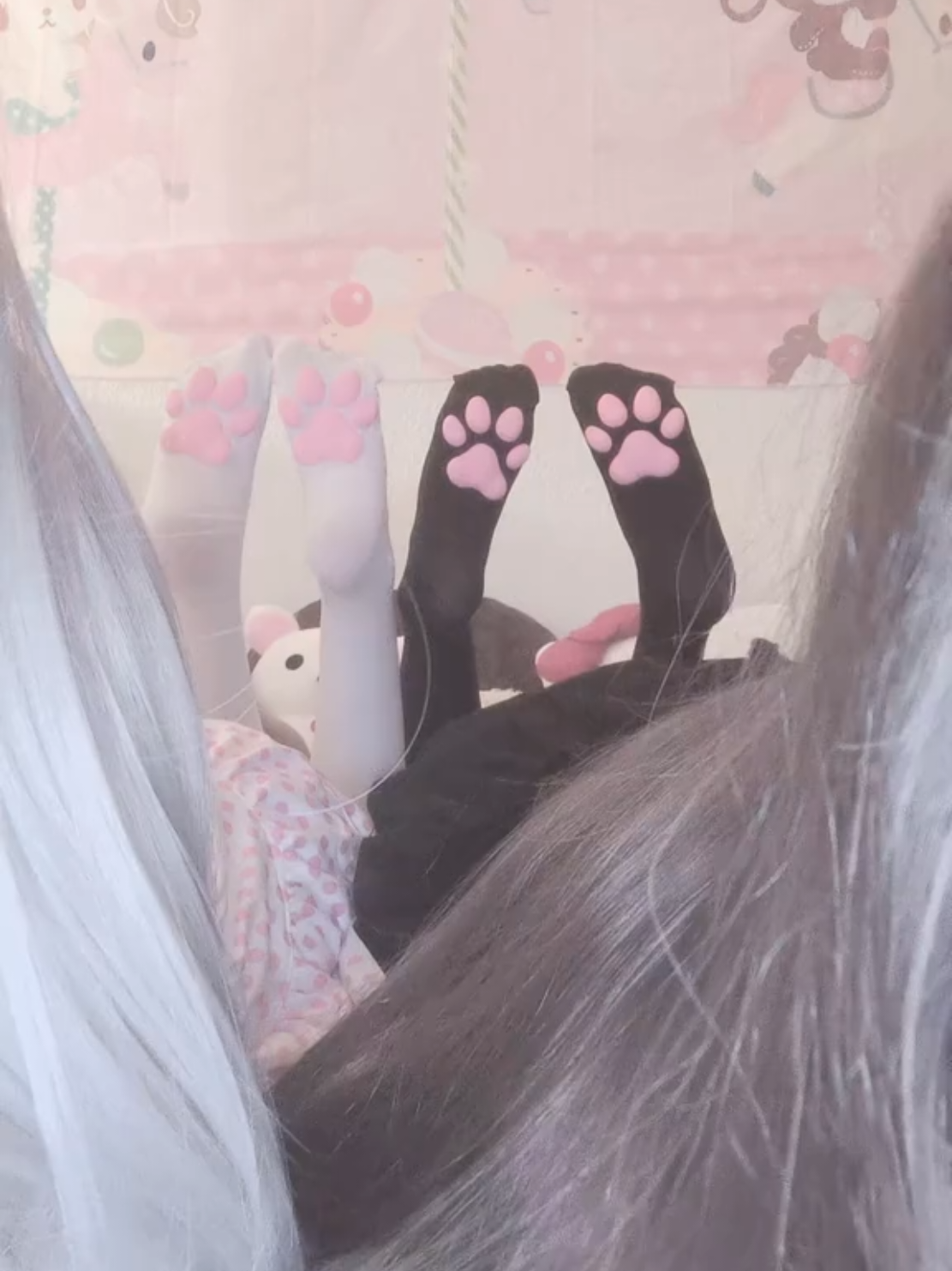 lol #catgirl #moots? #fyp #foryou #pawsocks 