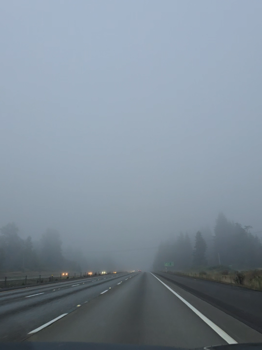 I've never seen this much fog in my life!!!! #amazondriver #spark #flexdriver #deliverydriver #percels 