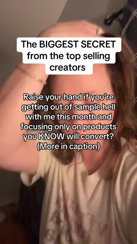 Who’s getting out of sample hell this month with me? Bc I’m over it. Once I learned from top creators that you can just recreate and recycle content for the products you’re actually selling… it clicked. Less stress, less burnout, and way more sales. Sometimes simple really is smarter. #TikTokShopTips #ContentCreatorLife #smallcontentcreatorsupport #tiktokshopaffiliatetips #CreatorGrowth