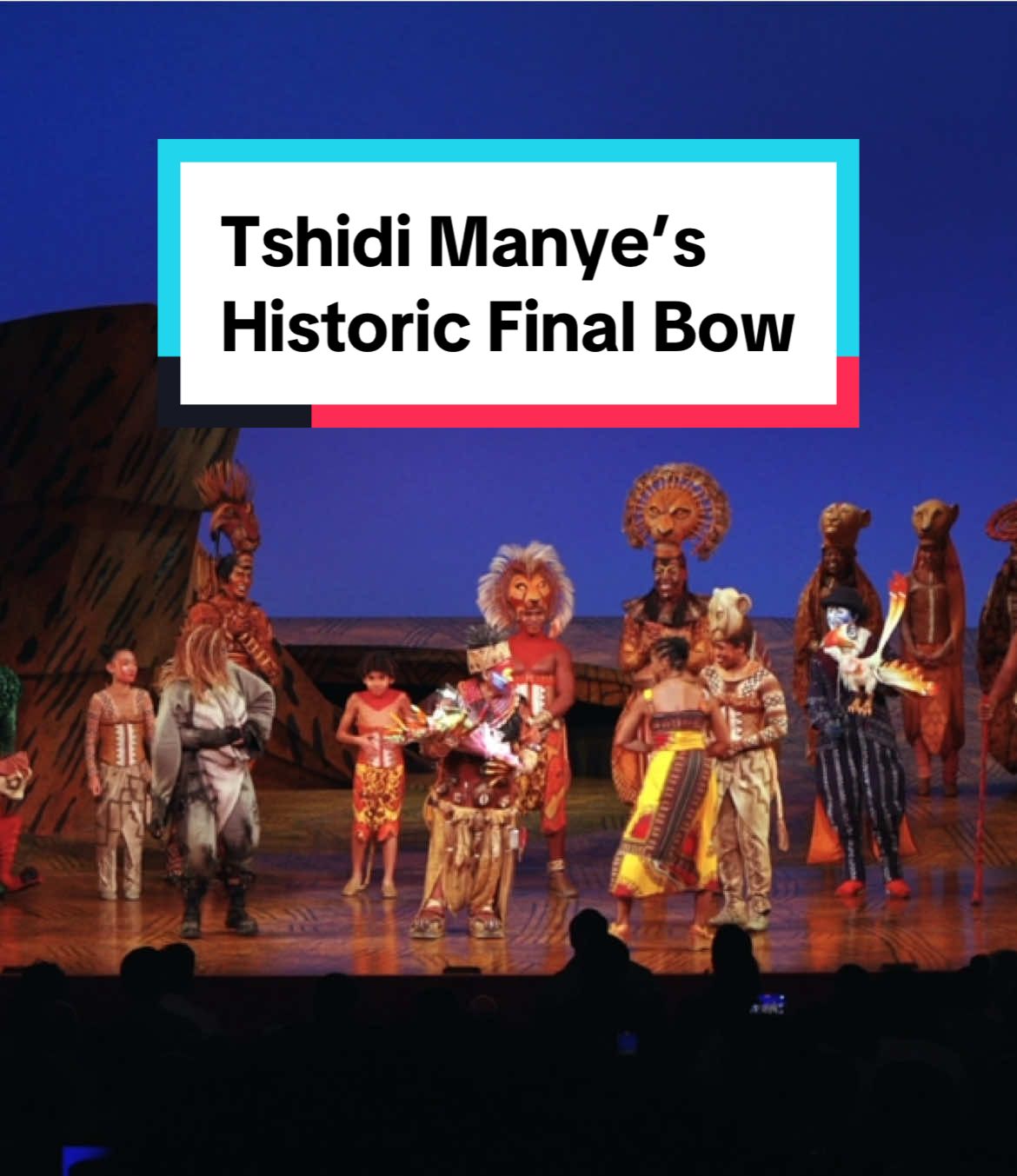 After 25 years and 9,000+ performances, Tshidi Manye takes her final bow at THE LION KING on Broadway after her record-breaking run as Rafiki. 
