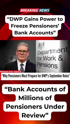 DWP Targets 3 Major Banks – Urgent W@rning for UK Pensioners! #uknews  #breakingnews  #ukpolitics  #onthisday  #finance 