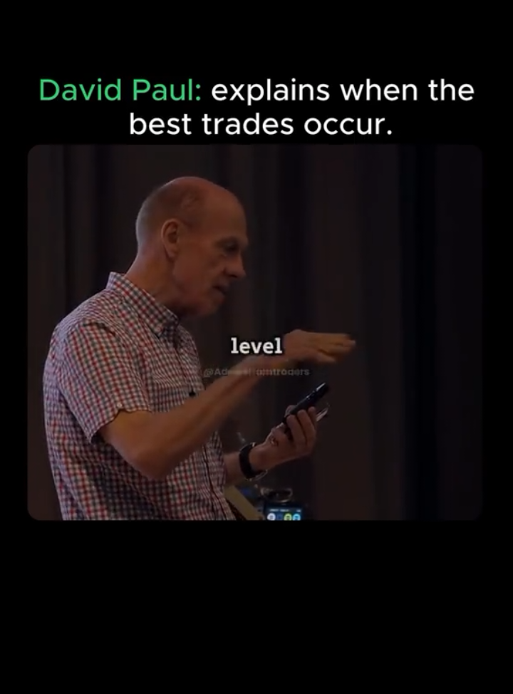 David Paul reveals when the best trades happen. 👉Save this post for later. Drop a 🔥 if you're staying consistent  . . Follow us for the best trading psychology content  . . . . . . . . . #forextrading #discipline #beginnertrader #hedgefund #creatorsearchinsights 