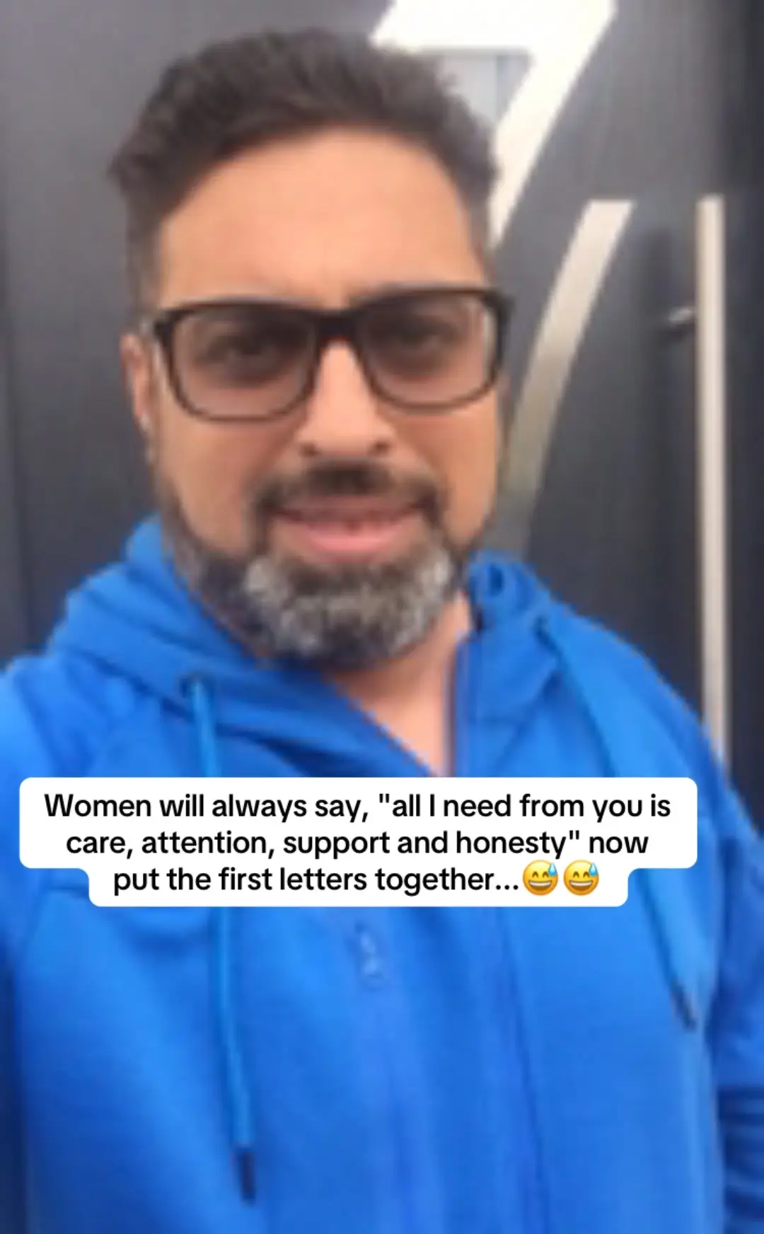 Women will always say, 