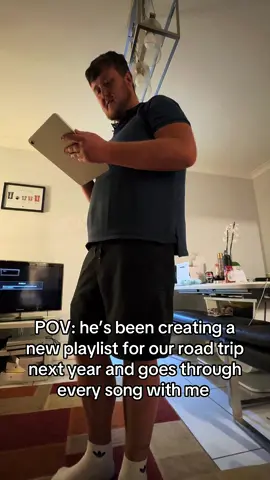 10 hours worth of songs and he’s gone through every single one he’s downloaded. I mean at least he’s enjoyed on his new toy 😂  #husband #songs #playlist #goals 