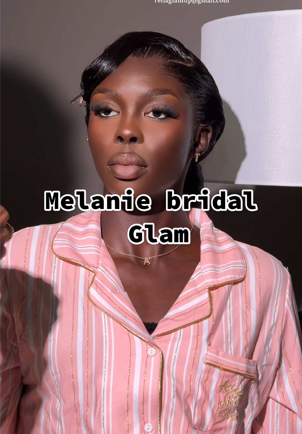 Skin work 100/100,😍😍😍she too pretty #bridalmakeup #blackgirlmagic #makeuplover #viral #fyp 