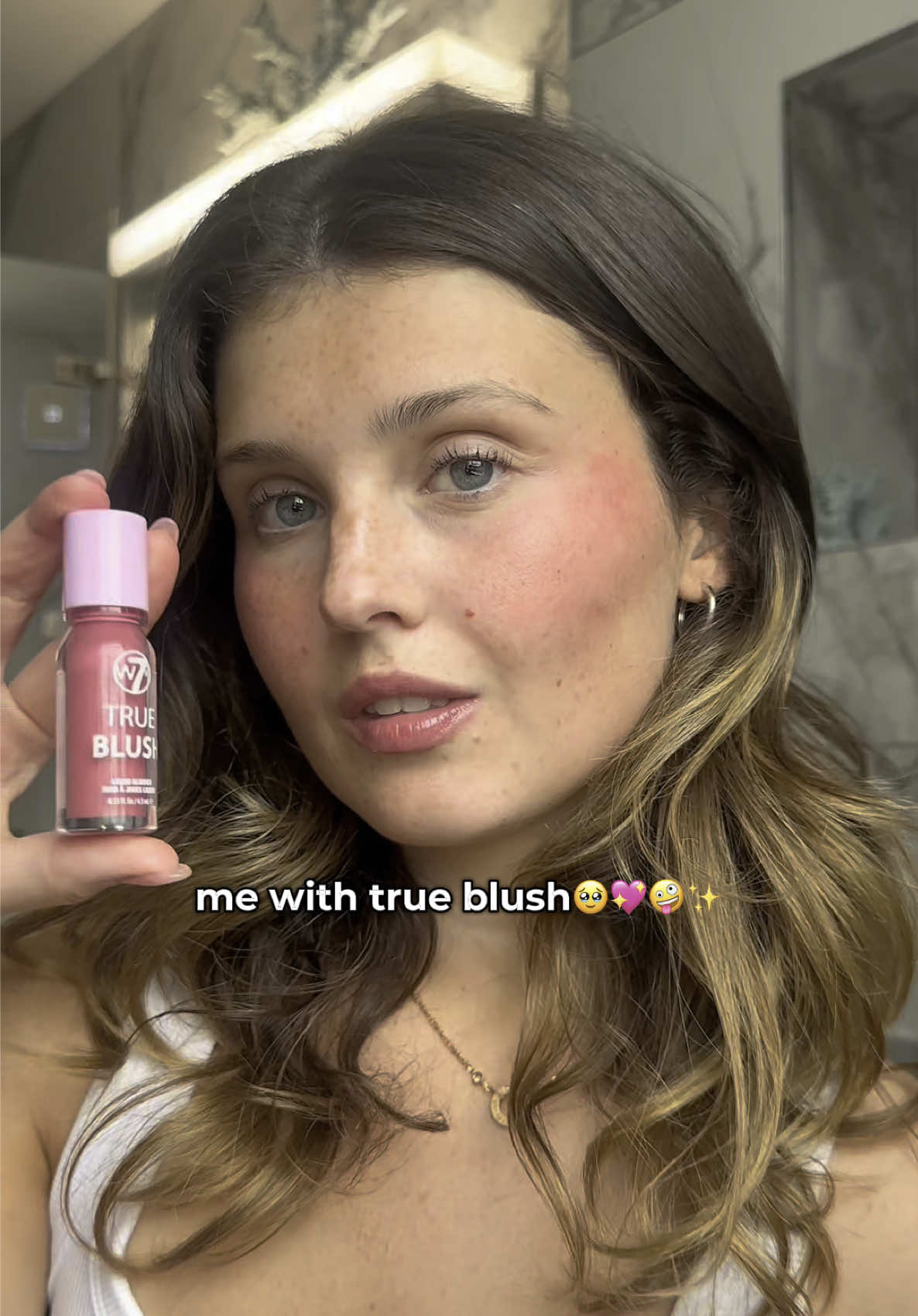 Mood instantly lifted🥹🤭🩷 Shop your True Blush shade today!🛍️ #TrueBlush #W7Makeup #W7 #affordablemakeup #TikTokMadeMeBuyIt 