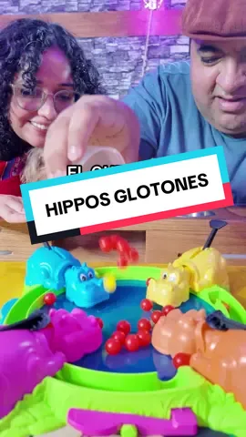 Jugamos Hippos Glotones! divertido juego de 2 a 4 personas #juegosdemesa #boardgames #fun #hasbro 