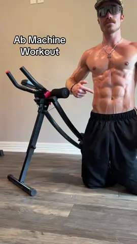 Full ab workout with an ab machine 🙌 #abworkout #abmachine #workout #abs #gym 