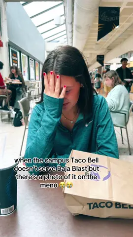 soooo who was going to tell us? we were so excited too 😭😭 #college #tacobell #bajablast #uwm 