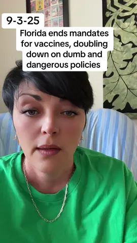Florida doubles down on being dumb and dangerous by ending mandatory vaccinations