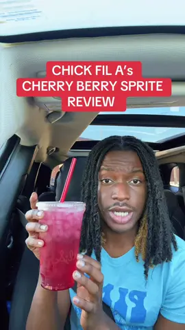 My Food/Drink Review of  @Chick-fil-A CHERRY BERRY SPRITE #foodreview #drivethru #tastetest #chickfila 
