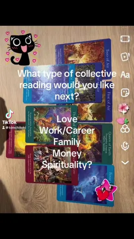 Let me know what topic you would like the next reading to be #tarotreading #angelictarot #spiritualtiktok #SelfImprovement #tarot 