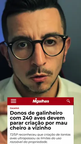 🐔💥 Vizinhança VS Galinheiro: quem tem razão nessa treta? Donos de um galinheiro com 240 galinhas foram obrigados a interromper a criação por causa do mau cheiro e barulho que incomodavam o vizinho. O TJ/SP entendeu que a criação excedeu o uso razoável da propriedade. 👨‍⚖️ E mais: galinheiro colado no muro? Isso vai contra o Decreto Estadual! 🎯 Pra evitar confusão, o tribunal deu 120 dias pra afastar o galinheiro ou parar tudo. 👉 Você acha justo ou exagero? Comenta aí! #direitoimobiliario #vizinho #galinheiro #direitosedeveres #casosreais 