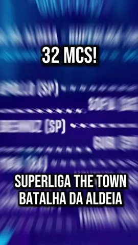 Nesse fim de semana começa a Superliga The Town + Batalha da Aldeia! Serão 32 MCs e 5 dias de competição!  Quem você acha que leva essa?  #aldeia #thetown #batalhaderima 