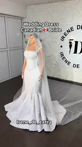 LUXURY Wedding Dress 👰 FOR A CANADIAN 🇨🇦🇨🇦BRIDE.  It’s giving class 👌🥰  #canada #Canadabride