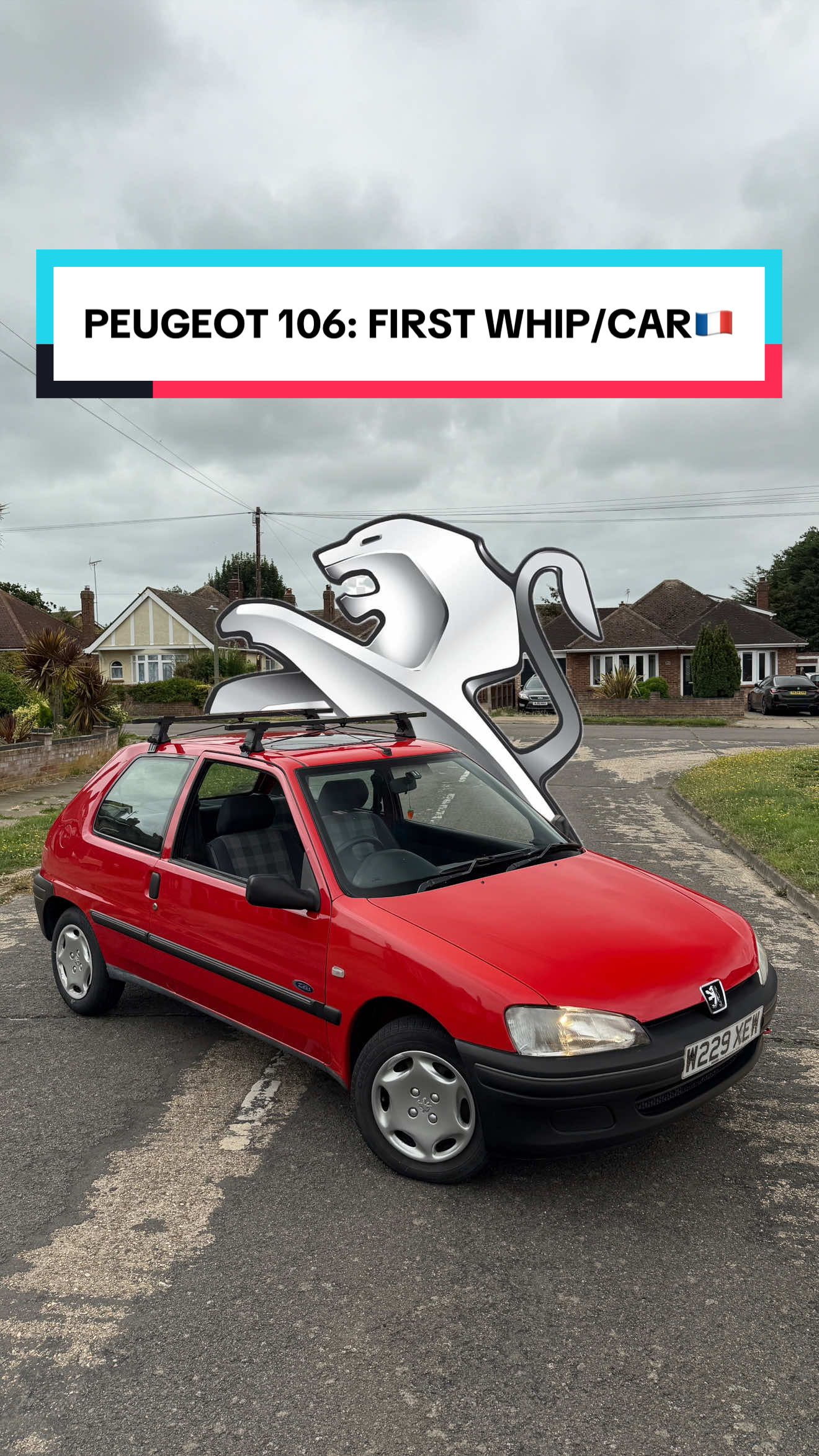 You ain’t surviving a car crash in this though ☠️ 🇫🇷 Owned by @that.corsab  #peugeot #peugeot106 #carsoffrance 