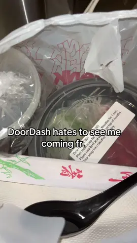 I love pho #pho #beefpho #doordash 