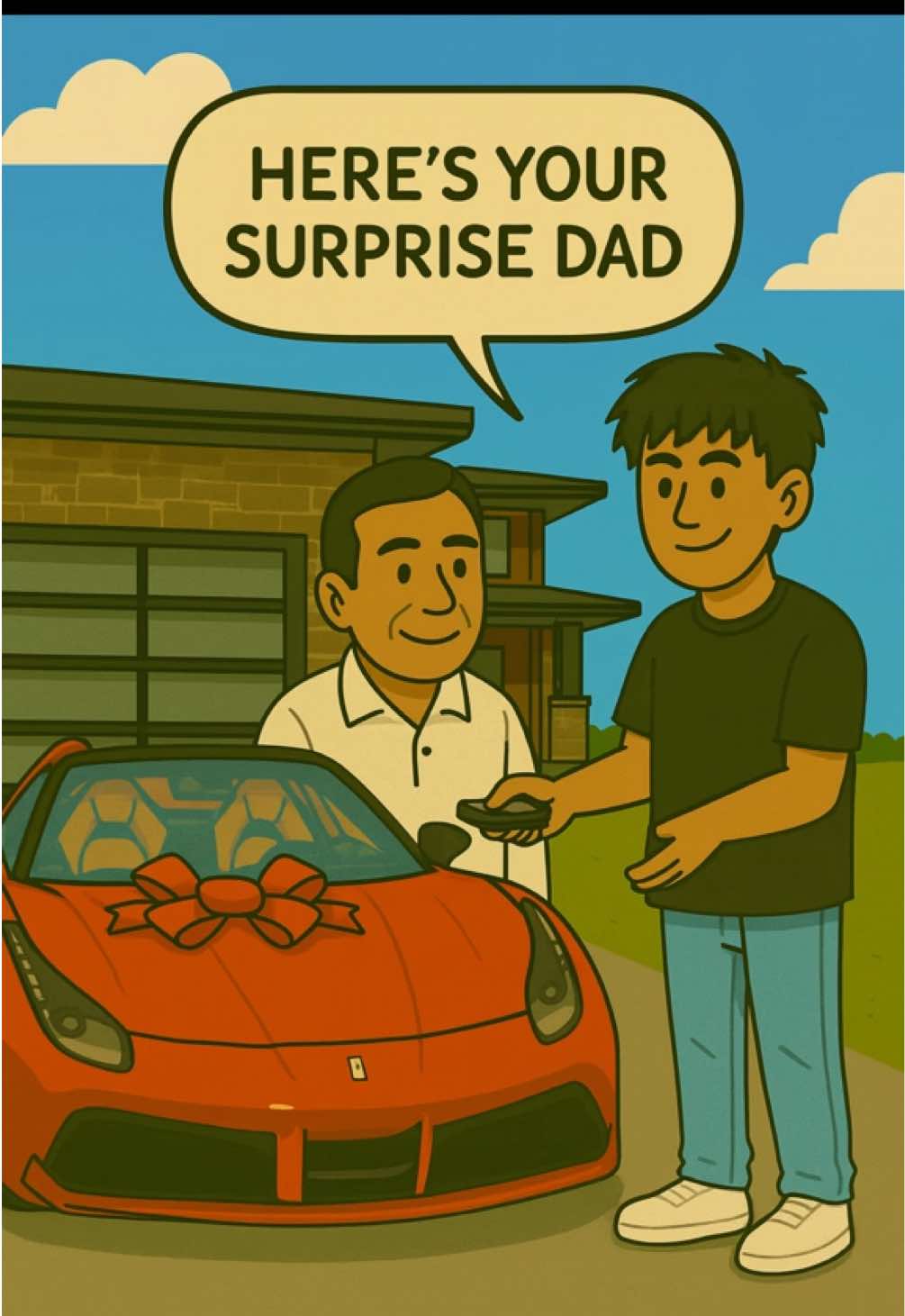 pov: buying your dad his dream car #dreamcar #motivation 