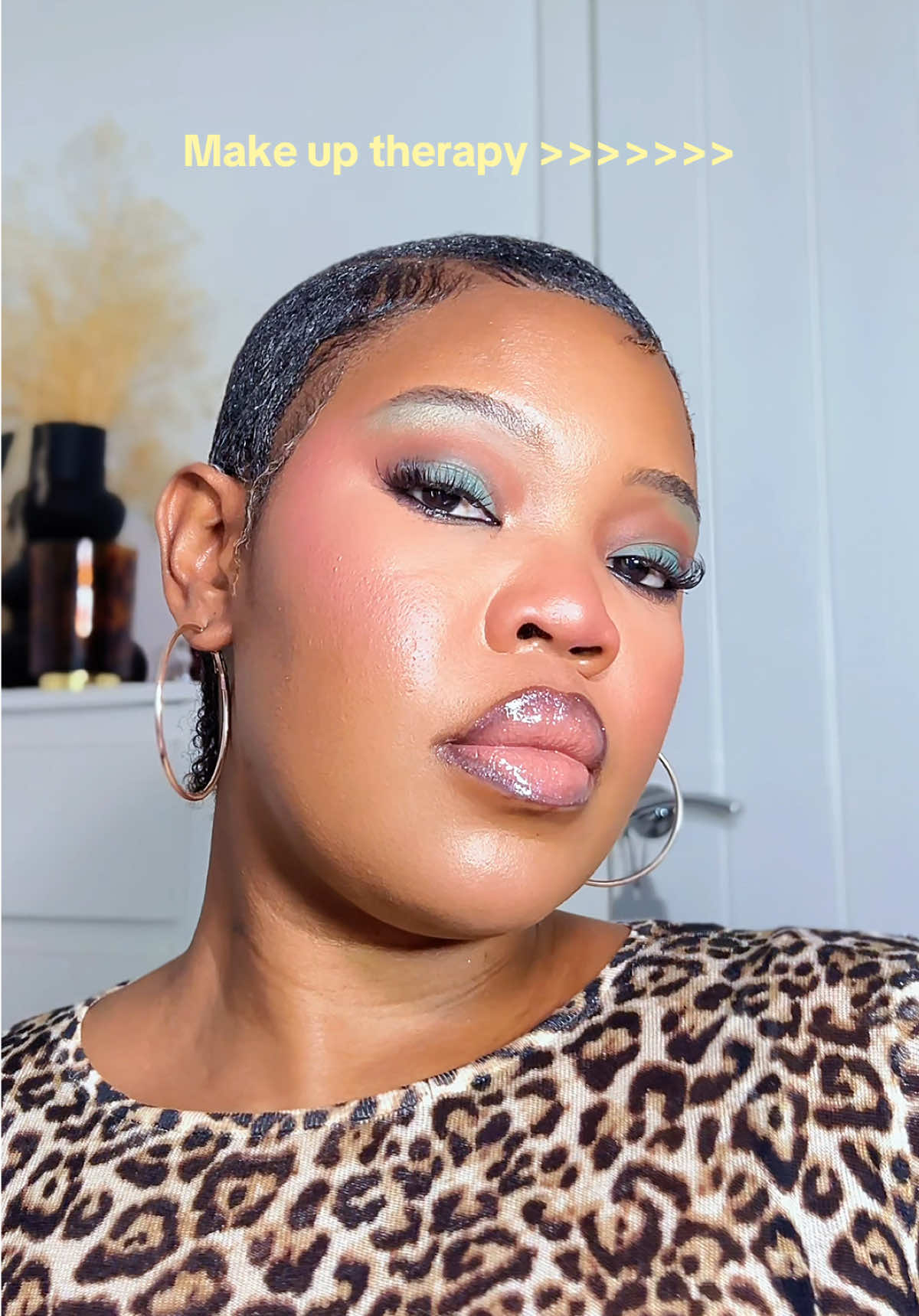 Playing with makeup: a blue eyeshadow look 🥰  Products used in no particular order:  @elfcosmetics powergrip primer, camo liquid blush in coral crush  @maccosmetics studio fix NC50 foundation  @nyxcosmetics_uk pro fix stick - deep walnut  @tarte cosmetics shape tape concealer  @Makeup Revolution pink setting powder + revolutionreloaded eyeshadow palette  @MaybellineUK fit me setting powder  @Morphe Cosmetics 350 eyeshadow palette  @Fenty Beauty lip liner  @Kylie Cosmetics powder blush + lipstick  @KIKO Milano hydra lipgloss in  05 pearly pink  17 cosmetics setting spray 