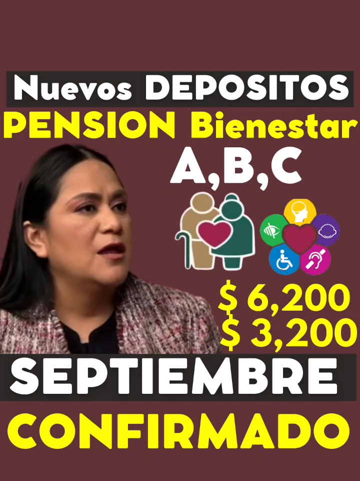 #nuevos #depositos #pago #pension #bienestar #adultosmayores #discapacidad #septiembre #2025 #pensionbienestar #pension65 #65ymas #pensionadultomayor #pensiondiscapacidad