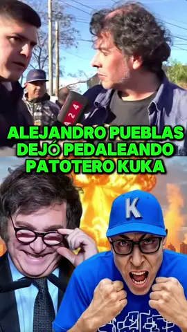 ALEJANDRO PUEBLAS  DEJÓ PEDALEANDO  PATOTERO KUKA  #kuka #kirchnerismo #milei #javiermilei 